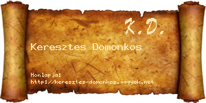 Keresztes Domonkos névjegykártya